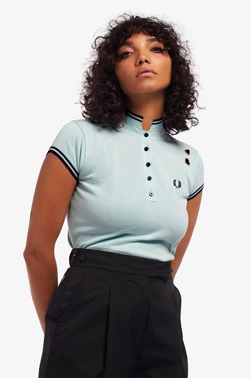 Fred Perry SK3004 Naisten Neuleet Sininen | FI 1121DFMN